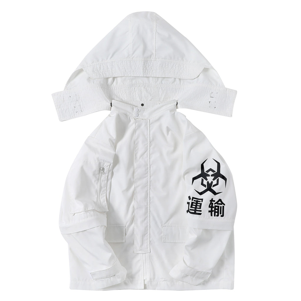 HiJ7 White Atom Bomb Jacket