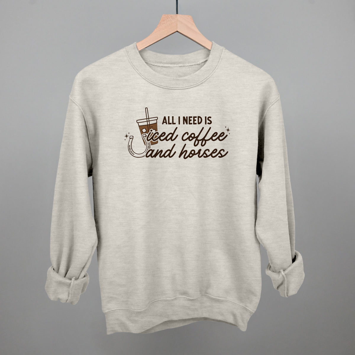All I Need Is Iced Coffee And Horses