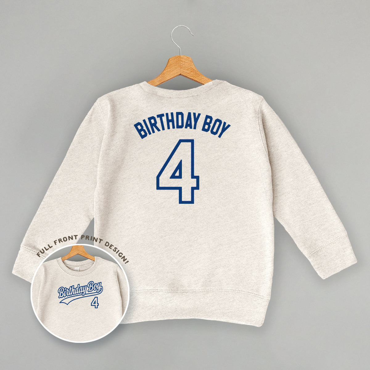 Birthday Boy Varsity #4 (Kids Back Print)