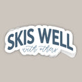 Skis Well With Others (Decal)